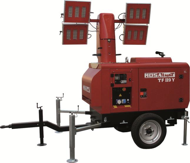 Осветительный комплекс со светодиодными прожекторами.