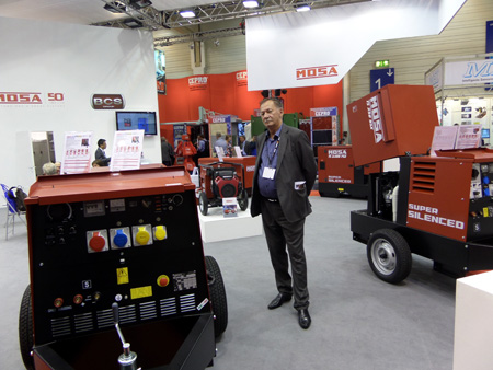 Стенд компании MOSA на выставке Schweissen & Schneiden - 2013